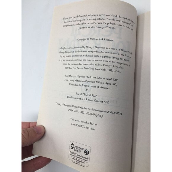 Percy Jackson and the Olympians, Book Two the Sea of Monsters By: Rick Riordan - Picture 9 of 16